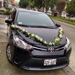 florerías cusco y ayacucho decoracion de autos matrimoniales