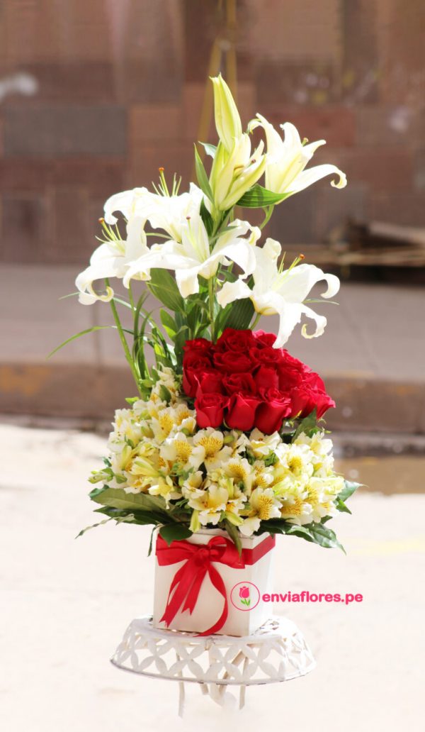florerías cusco y ayacucho hermosa caja de flores