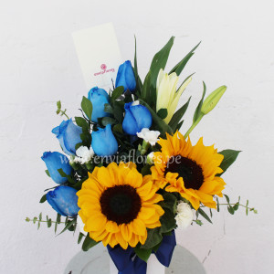rosas azules