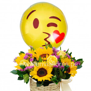 🌻 Pack Alegre Girasoles + Rosas – Delivery Cusco